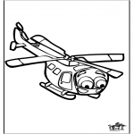 Kreativitet - Figuurzagen helicopter