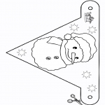 Kreativitet - Flag Snowman 2