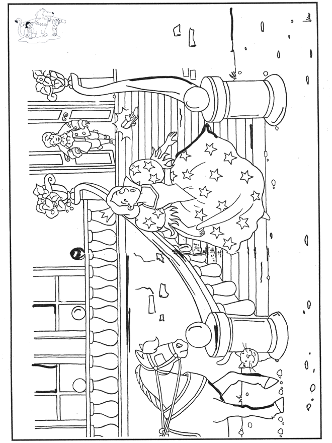 Free coloring pages Cinderella - Eventyr fargeleggingstegninger