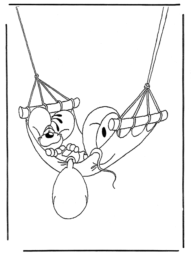 Free coloring pages Diddl - Fargeleggingstegninger Diddl