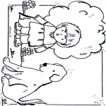 Småbarn - Free coloring pages dog