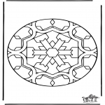 Mandala - Free coloring pages mandala insect