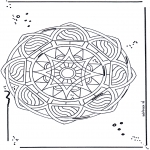 Mandala - Free coloring pages mandala star