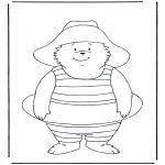 Småbarn - Free coloring pages Paddington bear
