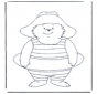 Free coloring pages Paddington bear