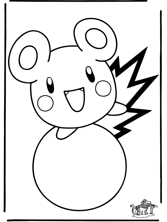 Free coloring pages Pokemon - Fargeleggingstegning Pokémon