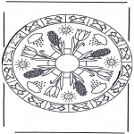 Litt av hvert - Free coloring pages spring 1