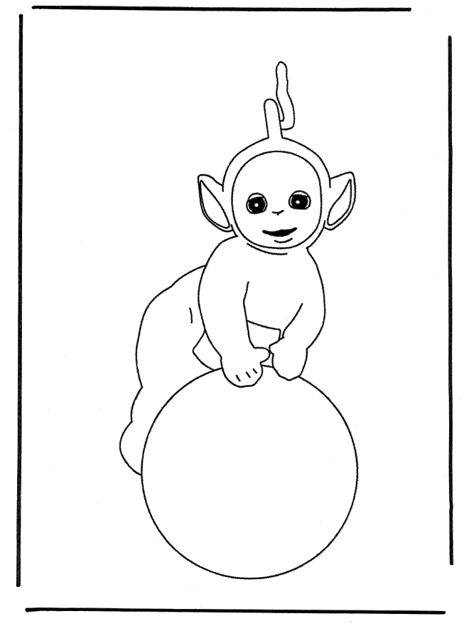 Free coloring pages Teletubbies - Fargeleggingstegninger Teletubbiene