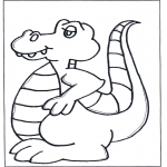 Dyr - Free coloring sheets dinosauer