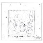 Temaer - Free coloringpages mothers day