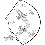 Kreativitet - Funny hat Airplane