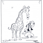 Tegneseriefigurer - Giraffe and Goofy