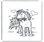 Horse in love
