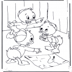 Tegneseriefigurer - Huey, Dewey and Louie 2