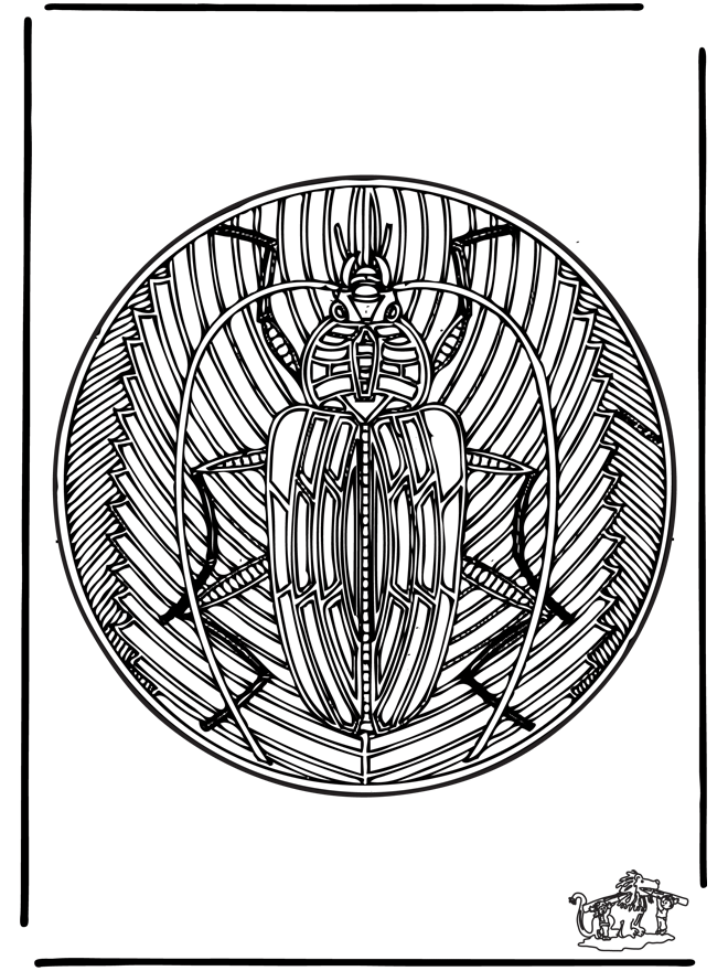 Insect mandala 2 - Dyremandalaer