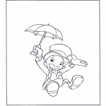 Tegneseriefigurer - Jiminy Cricket