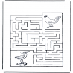 Kreativitet - Labyrinth birds