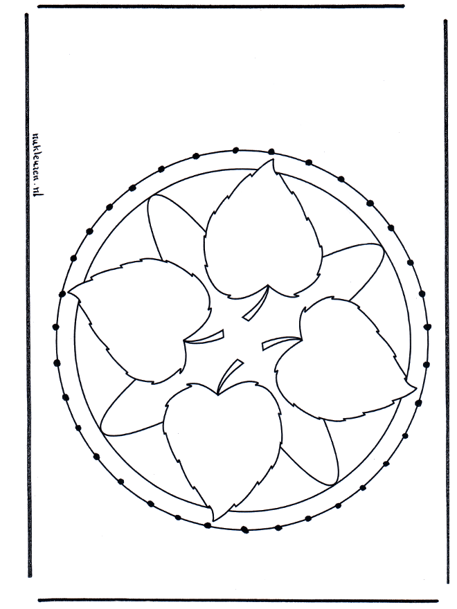 Mandala 27 - Kreativ med mandala broderkort