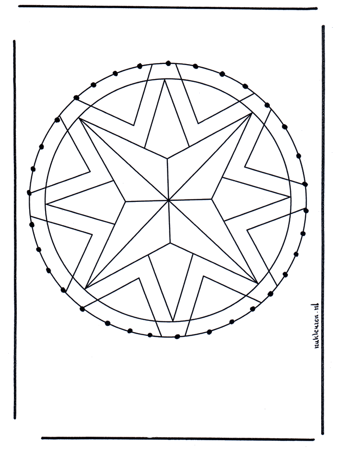 Mandala 28 - Kreativ med mandala broderkort