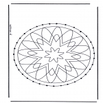 Broderkort - Mandala 29