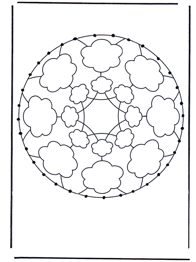 Mandala 31 - Kreativ med mandala broderkort