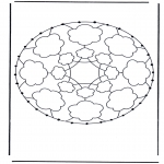 Broderkort - Mandala 31