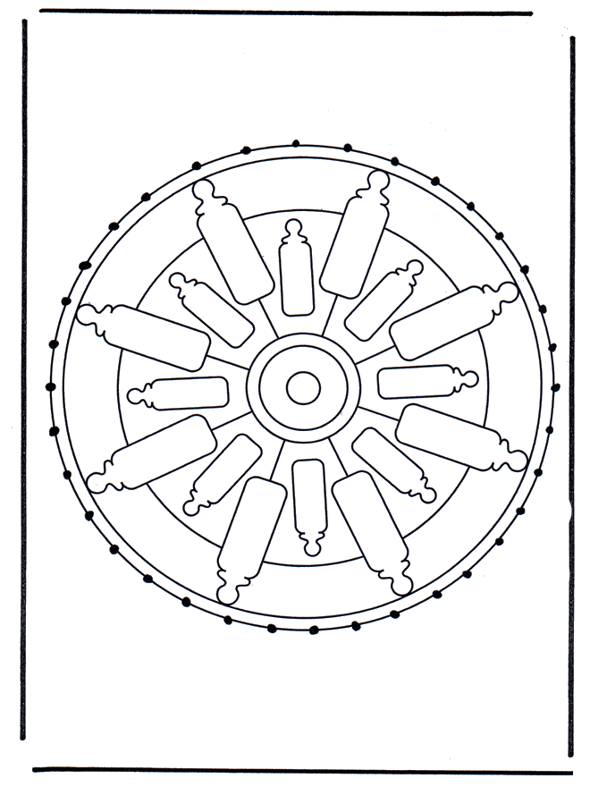 Mandala 32 - Kreativ med mandala broderkort