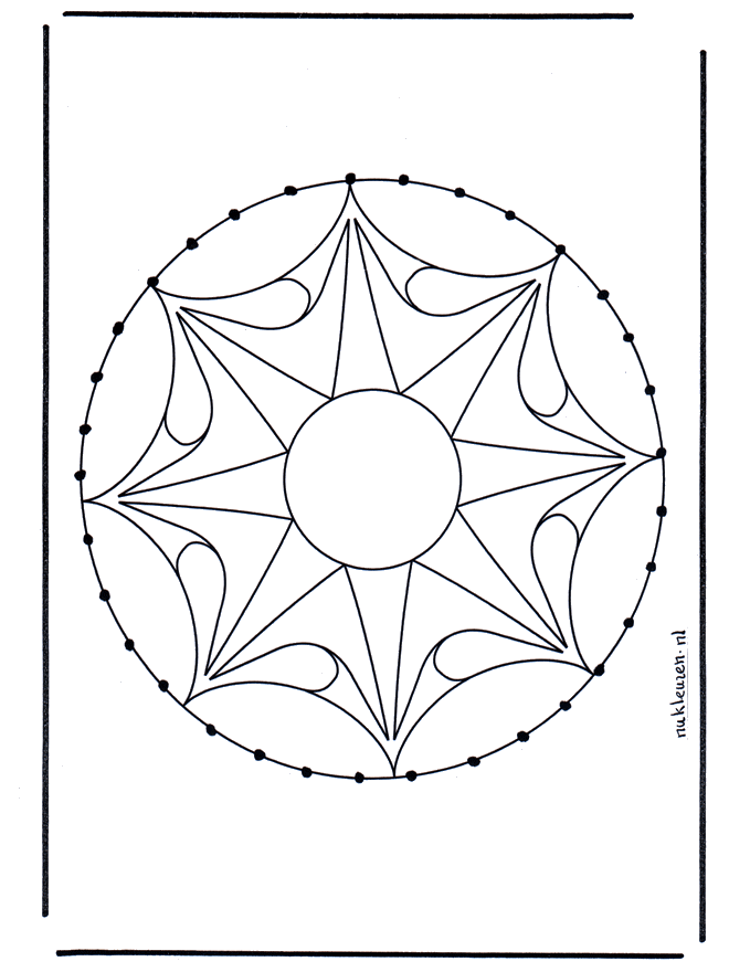 Mandala 33 - Kreativ med mandala broderkort