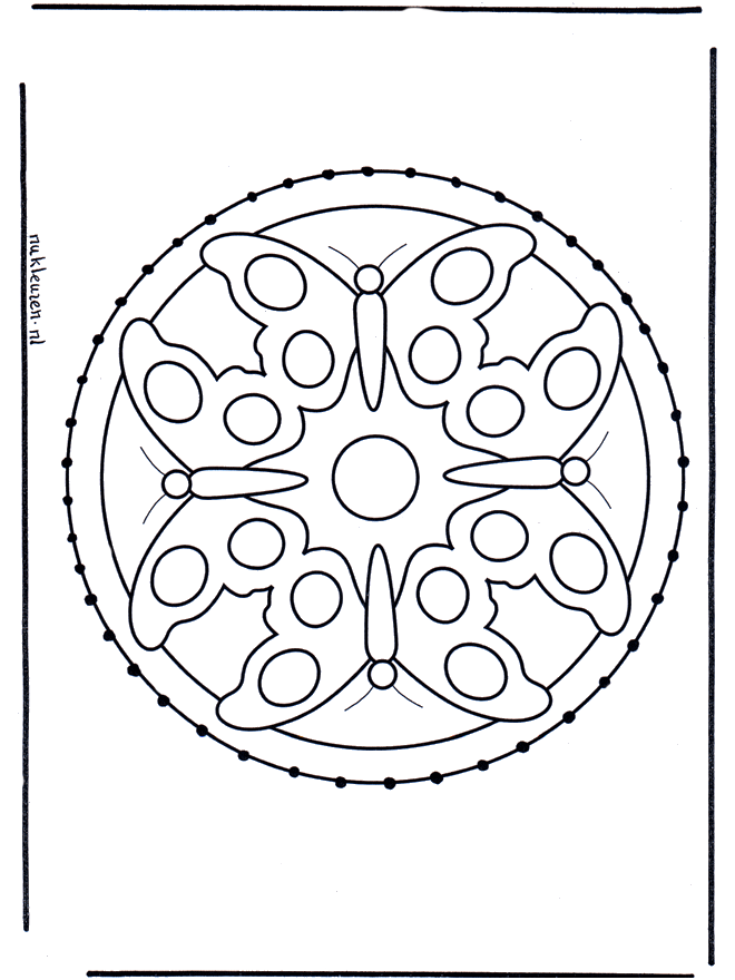 Mandala animals - Kreativ med dyrebroderkort