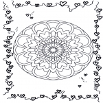 Mandala - Mandala hearts 3