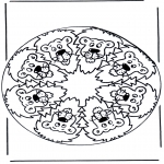 Mandala - Mandala lions