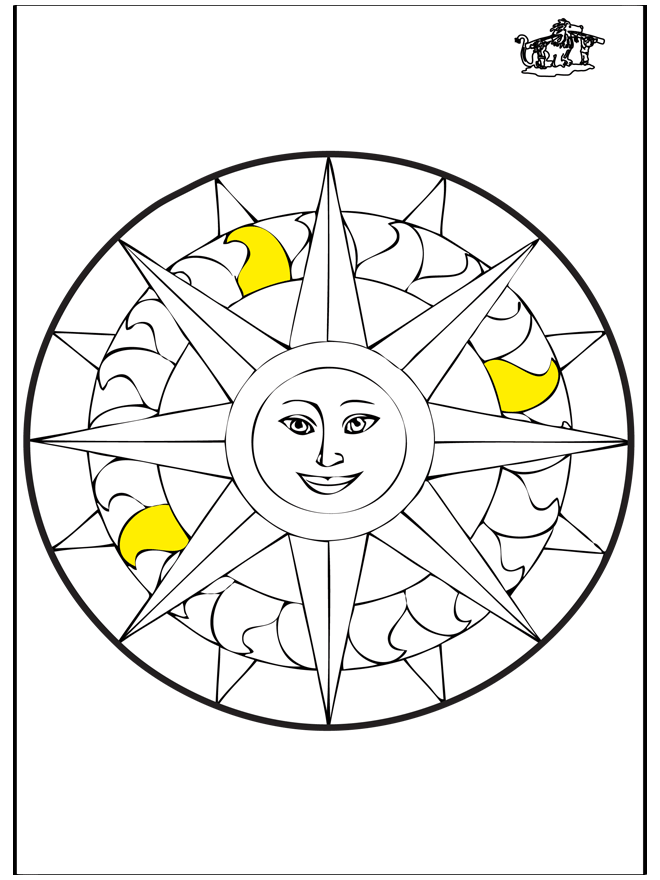 Mandala sun - Geomandalaer