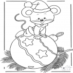 Vinter - Mouse with bauble