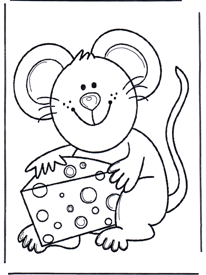 Mouse with cheese - Husdyr og gårdsdyr