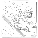 Vinter - Number drawing ski
