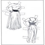 Kreativitet - Paper doll Clothing 1