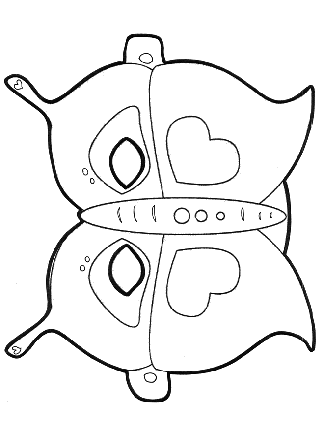 Paper mask butterfly - Kreativitet masker