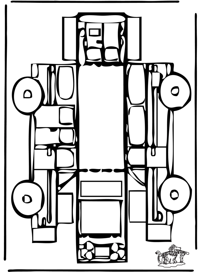 Papercraft car - Kreativ med å bygge