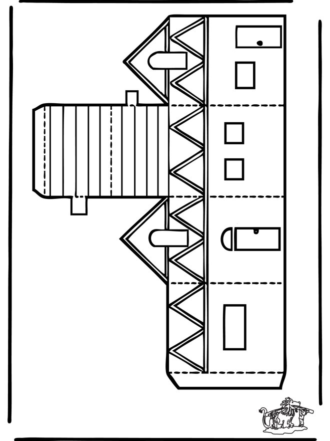 Papercraft house 2 - Kreativ med å bygge