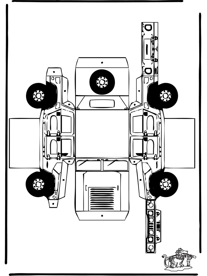 Papercraft Hummer - Kreativ med å bygge