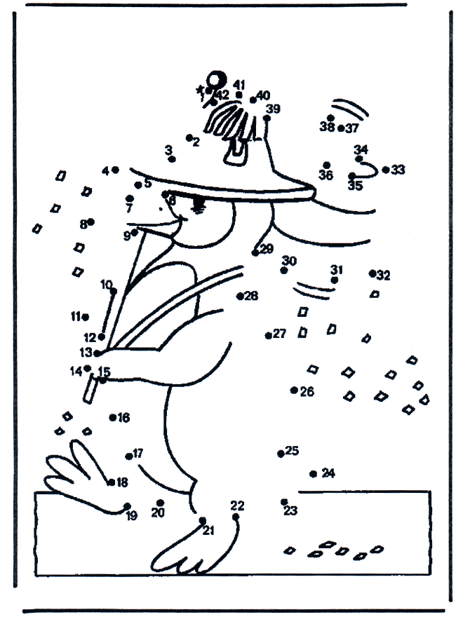 Penguin - Connect the Dots - Siffertegning