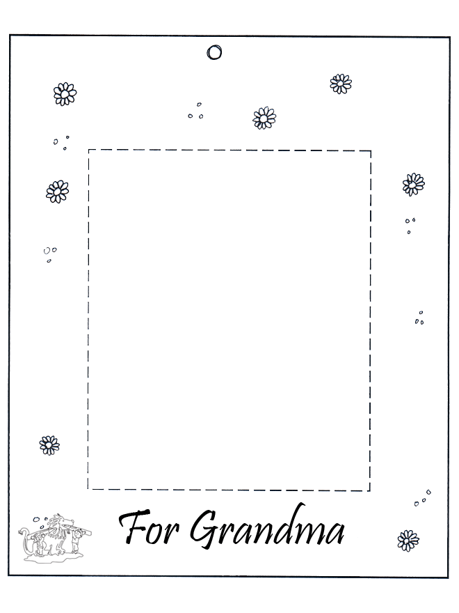 Photoframe for grandma - Kreativ med å bygge