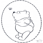 Broderkort - Pooh stitchingcard 2