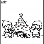 Jul - Prickingcard Christmas tree 4