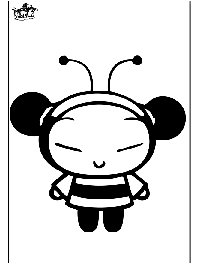 Pucca the bee - Andre fargeleggingstegninger