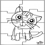 Kreativitet - Puzzle cat