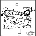 Kreativitet - Puzzle Halloween