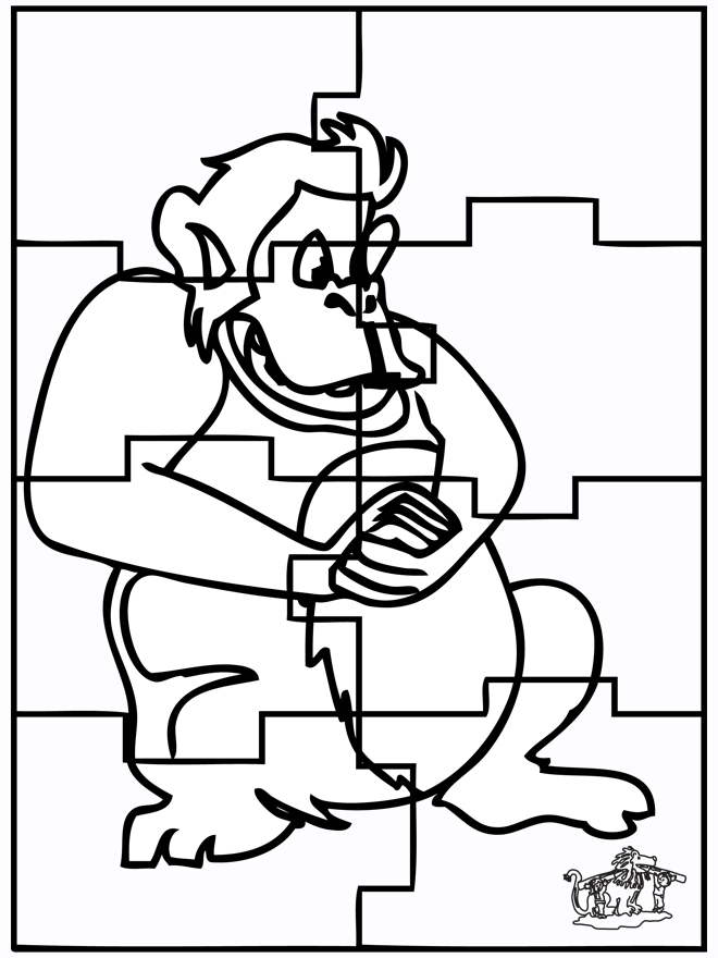 Puzzle monkey - Pusle