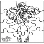 Kreativitet - Puzzle Winx