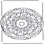 Jul - Reindeer mandala
